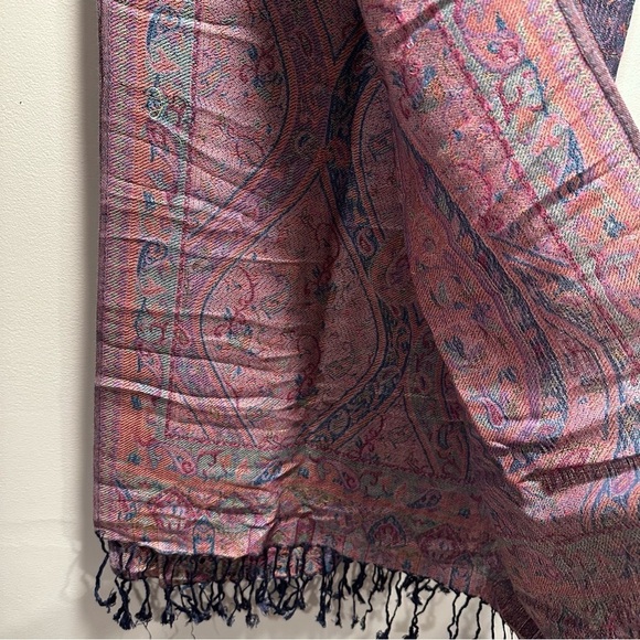 Elegant Shawl in Midnight Blue - Versatile Wrap, Stole, Scarf, Veil Soft & Cozy - Picture 9 of 16